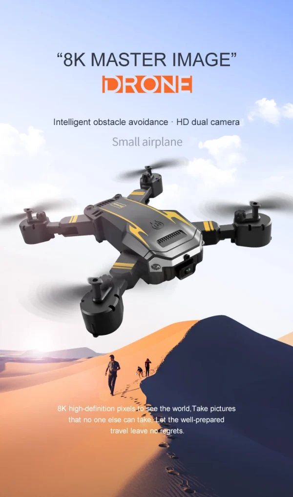 S52a38eb3de404299bd28545b13ed8ae7a.webp 🚁 طائرة G6 الاحترافية – تصوير جوي بدقة وذكاء مذهل