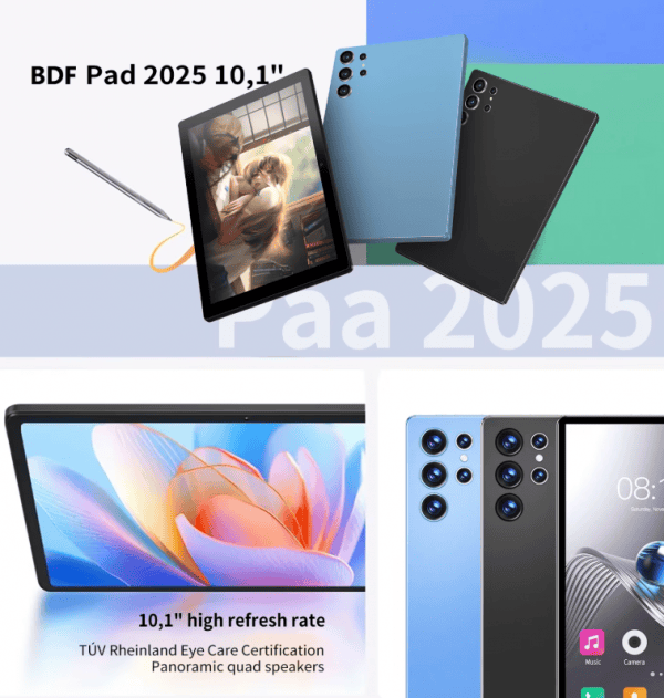 لقطة شاشة 2026-07-02 201949 تابلت أندرويد Pro 10.1 بوصة بشاشة HD ومعالج Octa Core و4GB رام و64GB تخزين مع دعم شريحتين اتصال English: Android Pro Tablet 10.1" HD Display with Octa Core Processor, 4GB RAM, 64GB Storage, Dual SIM Support