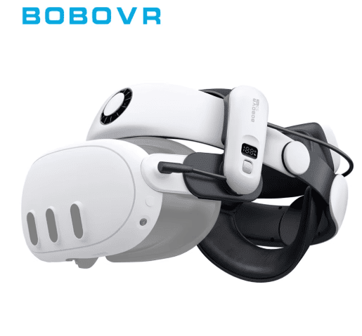 BOBOVR S3 Pro Elite Battery Head Strap with 10000mAh Battery and Cooling Fan for Meta Quest 3 & Quest 3S