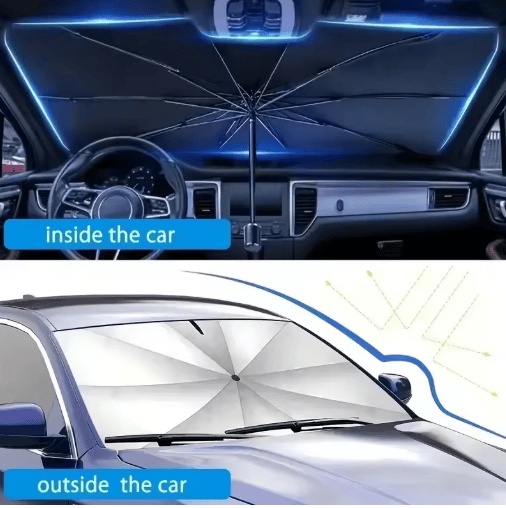 لقطة شاشة 2026-07-04 210132 Amagi Foldable Car Windshield Sun Shade Umbrella – Universal UV Protection