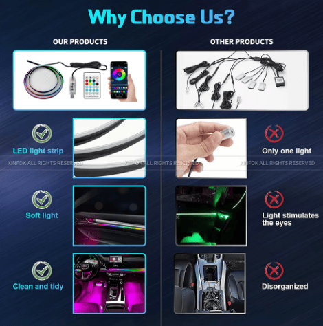 لقطة شاشة 2026-07-05 194756 شريط إضاءة LED ذكي للسيارة - RGB